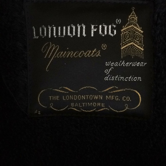 London Fog Vintage fine multicolored plaid high quality men’s swing trench coat - Picture 7 of 8